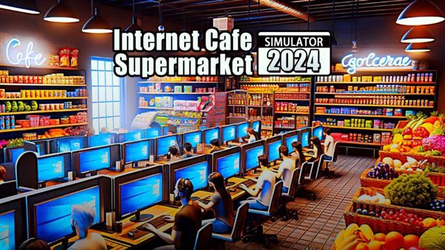 Internet Cafe Supermarket Simulator 2024 Early Access